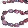 Natural Untreated Bi Color Rare Sapphire Smooth Polished Tumble Beads StrandLength 14 Inches and Size 8mm to 15mm approx. 3/AK/C/CYS